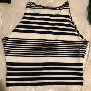American Apparel Striped Crop Top